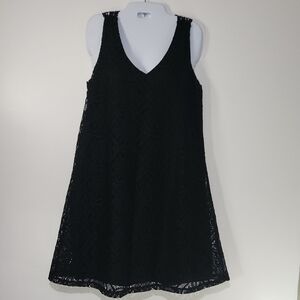 Elegant Black Lace Dress